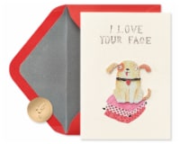 Papyrus Valentine's Day Card #57 (I Love Your Face) Perspective: Main