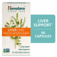 Himalaya® LiverCare® Herbal Supplement Vegetarian Capsules Perspective: Main