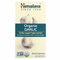 Himalaya Organic Garlic - 60 Caplets Perspective: Main
