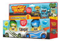 Knuckle-Headz 2 Pk Shark vs Dinosaur
