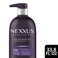 Nexxus Keraphix Shampoo With ProteinFusion for Damaged Hair Keratin  Protein, Black Rice, Silicone-Free 33.8 oz