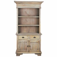 Buffet ServerOpen  Kitchen Pantry Shelves, Storage Doors, DrawersSolid Wood China Cabinet