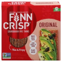 Finn Crisp® Original Thin Rye Crispbread with Sourdough Rye Perspective: Main