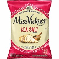 Miss Vickie's Sea Salt Original Kettle Cooked Potato Chips 1.375 oz | 16 Ct