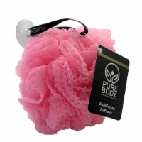 Pure Body® Soft Pink Exfoliating Pouf