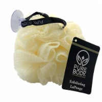 Pure Body Beige Exfoliating Pouf