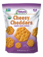 Milton's Craft Bakers Organic Cheesy Cheddar Crackers Perspective: Main