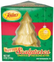 Keller's® Butter Sculptures™ Christmas Tree Shaped Butter Perspective: Main