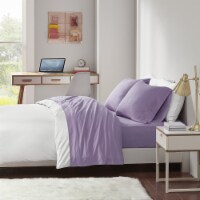 Gracie Mills All Season Sheet Set Purple Queen