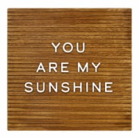 New View Wood Letterboard - Natural