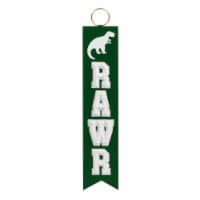 New View High RAWR Dino Themed Felt Banner Perspective: Main