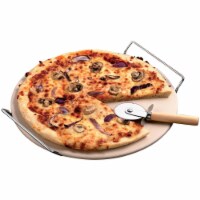DDI 1475546 KitchenWorthy 13'' Pizza Stone Set Case of 6