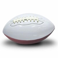 Premium 290-AUTFB Regulation Synthetic Autograph Football, White