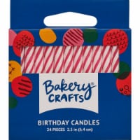 DecoPac Spiral Candles Cake Decorations - Pink