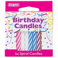 DecoPac Spiral Candles Cake Decorations - Assorted