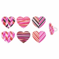 DecoPac Geometric Heart Ring Cake Decorations Perspective: Main