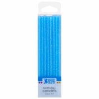 Bakery Crafts Slim Blue Birthday Candles