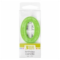 Bakery Crafts Glitter Green 0 Birthday Candle