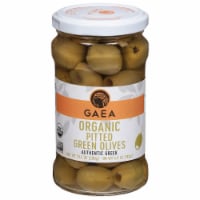 Gaea Organic Pitted Green Olives Perspective: Main