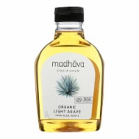Madhava Honey - Agave Nectar Golden Lt - Case of 6 - 17 oz.