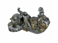 Metallic Steampunk Elephant Decorative Single Bottle Tabletop Wine Holder Stand