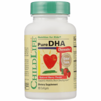 ChildLife Pure DHA Natural Berry Flavor Chewable Softgels 90 Count