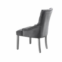 Jameson Velvet Upholstered Dining Chairs in Gray (Set of 2)