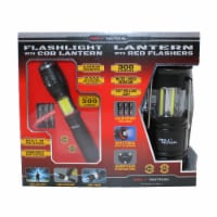 Pro-4 Tactical Gift Set, 300 Lumin Flashlight with Cob Lantern & Lantern