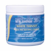 EZ Products EZP-131 1 No. WHITE THINSET TILE SETTING CEMENT EACH