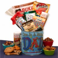 You're One In A Million Dad Premium Snacks & Nuts Gift Pail -Father's Day gift - Gift for dad