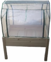 Edem Large Raised Garden Table with Clear Top Enclosure