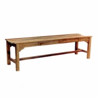 Anderson Teak BH-067B 5-Foot Backless Bench with Straight Legs