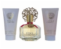 Vince Camuto 3 Pc. Gift Set EDP SPR 3.4 oz & B/L 2.5 oz & Bath & S/G 2.5 oz