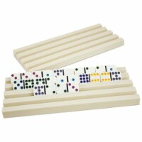 Brybelly GDOM-101 Set of Two Plastic Domino Trays