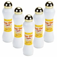 Brybelly GBIN-4525 Glitter Bingo Daubers, Yellow - Pack of 5