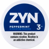 ZYN Peppermint Nicotine 3mg Pouches