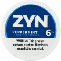 ZYN Peppermint 6mg Nicotine Pouches