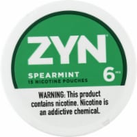 Zyn Spearmint Nicotine Pouches 6mg