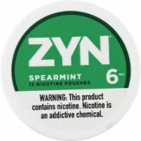 Zyn Spearmint Nicotine Pouches 6mg