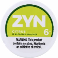 ZYN Citrus 6mg Nicotine Pouches