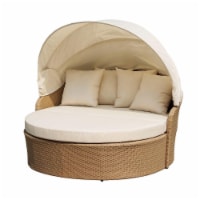 CTE Trading CTE1407BRBE Outdoor Patio Furniture Canopy Daybed