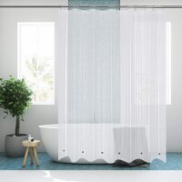 Heavy-Weight Magnetic Shower Curtain Liner Clear