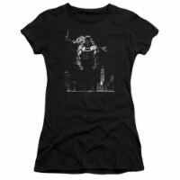 Trevco Batman-Dirty City - Short Sleeve Junior Sheer Tee - Black- Large