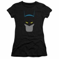 Trevco Batman-Simplified - Short Sleeve Junior Sheer Tee - Black- Extra Large