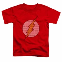 DC Comics Flash Flash Little Logos Short Sleeve Juvenile Tee / T-Shirt Perspective: Main