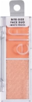 e.l.f. Bite-Size Face Duo Mini Blush & highlighter Compact White Peach Perspective: Main