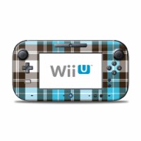 DecalGirl WIIUC-PLAID-TUR Nintendo Wii U Controller Skin - Turquoise Plaid