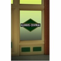 Milwaukee MIE9085 HO & N Scale Illinois Centeral Neon Window Sign