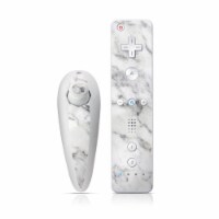 DecalGirl WIINC-WHT-MARBLE Wii Nunchuk & Remote Skin - White Marble