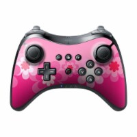 DecalGirl WIUPC-RETROFLOWER-PNK Nintendo Wii U Pro Controller Skin - Retro Pink Flowers
